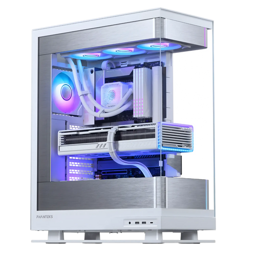 PC Gamer STARTER | PHANTEKS EVOLV X2 Blanc × Ryzen 5 5500 × RTX 5060 8 Go