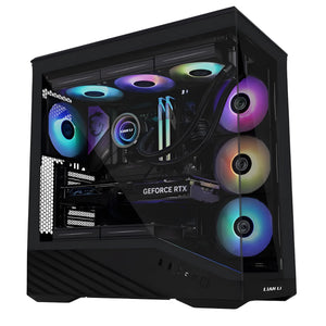 PC Gamer LIAN LI VECTOR V100 Noir – Perf Max x Ryzen 7 5700X3D × RTX 5060 Ti