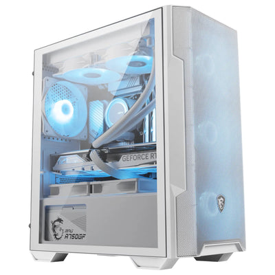 PC Gamer MSI MAG FORGE M100R Blanc – Starter x Ryzen 7 9700X × RTX 5070 MSI