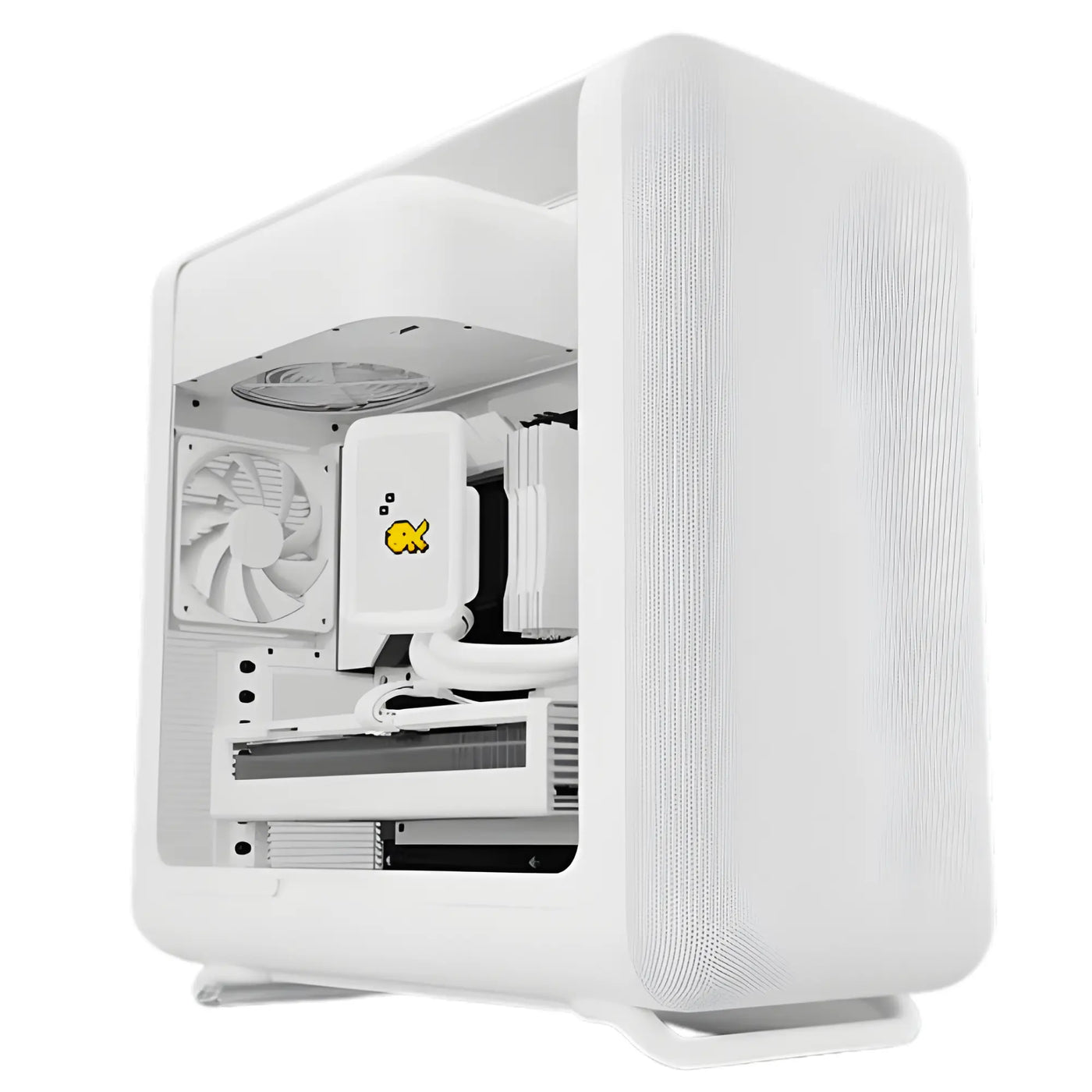 PC Gamer HYTE X50 Blanc – Starter x Ryzen 7 8700F × RTX 5060 Ti Pixel 404