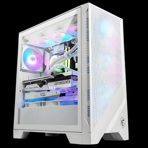 PC Gamer MSI MAG 320R Blanc – Perf Max x Ryzen 7 5700X3D × RTX 5060 Ti
