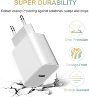 Bloc de Charge USB C Blanc