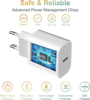 Bloc de Charge USB C Blanc