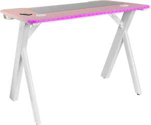 Bureau Gamer Mars Gaming MGD100RGB Rose
