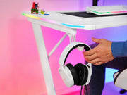 Bureau Gamer Trust GXT 709W Luminus Blanc