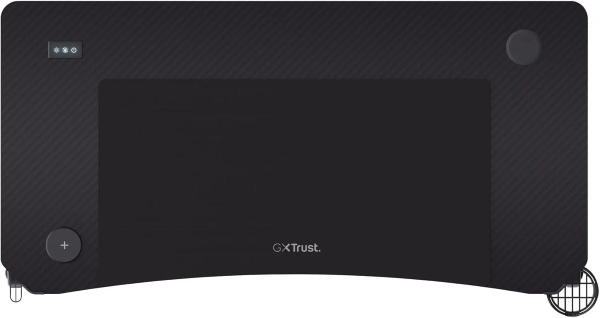 Bureau Gamer Trust GXT 709 Luminus 120 x 60 cm RGB Noir
