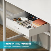 Bureau Gamer d'Angle 150 x 100 cm Blanc