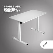 Bureau Gamer ergonomique motorisé Mars Gaming MGD Ergo-Pro Blanc