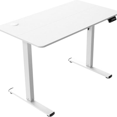 Bureau Gamer ergonomique motorisé Mars Gaming MGD Ergo-Pro Blanc