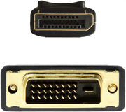 Cable Displayport DVI 2m Noir
