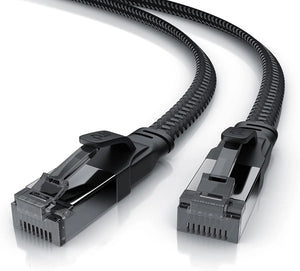 Cable RJ45 3m Noir - Catégorie 8