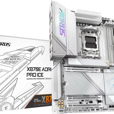Carte Mère Gigabyte X870E Aorus Pro Ice (AMD AM5)