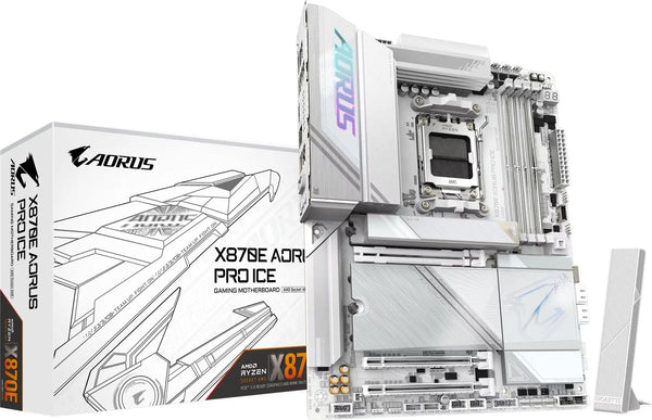 GIGABYTE Carte Mère Gigabyte X870E Aorus Pro Ice (AMD AM5)