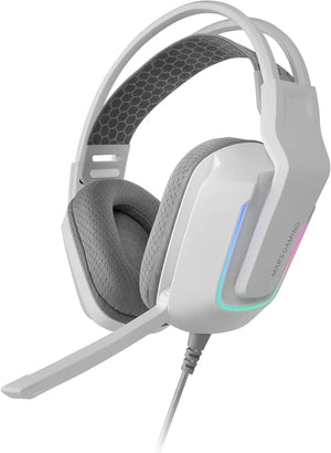 Casque Gaming filaire Mars Gaming MH-Strike RGB Blanc