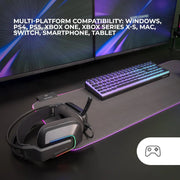 Casque Gamer filaire Mars Gaming MH-Strike RGB Noir