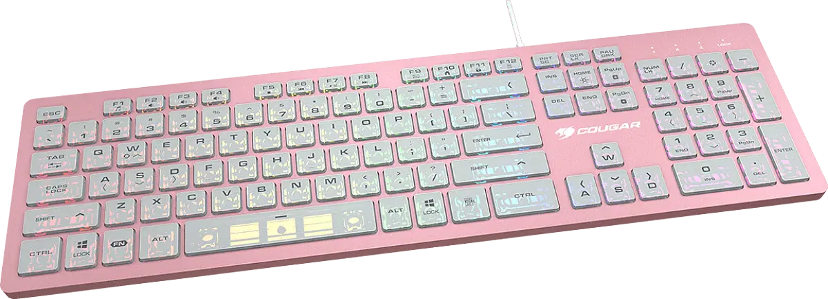 Clavier Gaming Cougar Vantar AX RGB - Rose