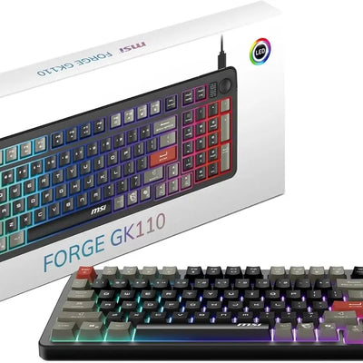 Clavier Mécanique MSI Forge GK110 RGB - Noir