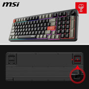 Clavier Mécanique MSI Forge GK110 RGB - Noir