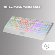 Clavier Mars Gaming MK124 Blanc