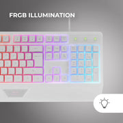Clavier Mars Gaming MK124 Blanc