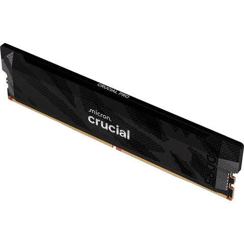 Barrette mémoire 16Go DIMM DDR5 Crucial Pro OC 6400MHz (Noir)