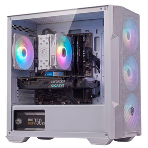 PC Gamer MSI M100R — RTX 5070 · Ryzen 5 5500X3D · Blanc