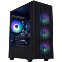 PC Gamer Gamemax Edge Noir avec RTX 5070 et Ryzen 7 7800X3D, plateforme AM5 DDR5, monté à Orléans par Pixel 404