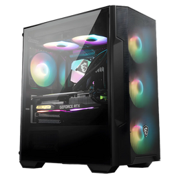 PC Gamer MSI MAG FORGE M100R NOIR × PETIT BUDGET | Ryzen 5 5500 × RTX 3050 6 Go