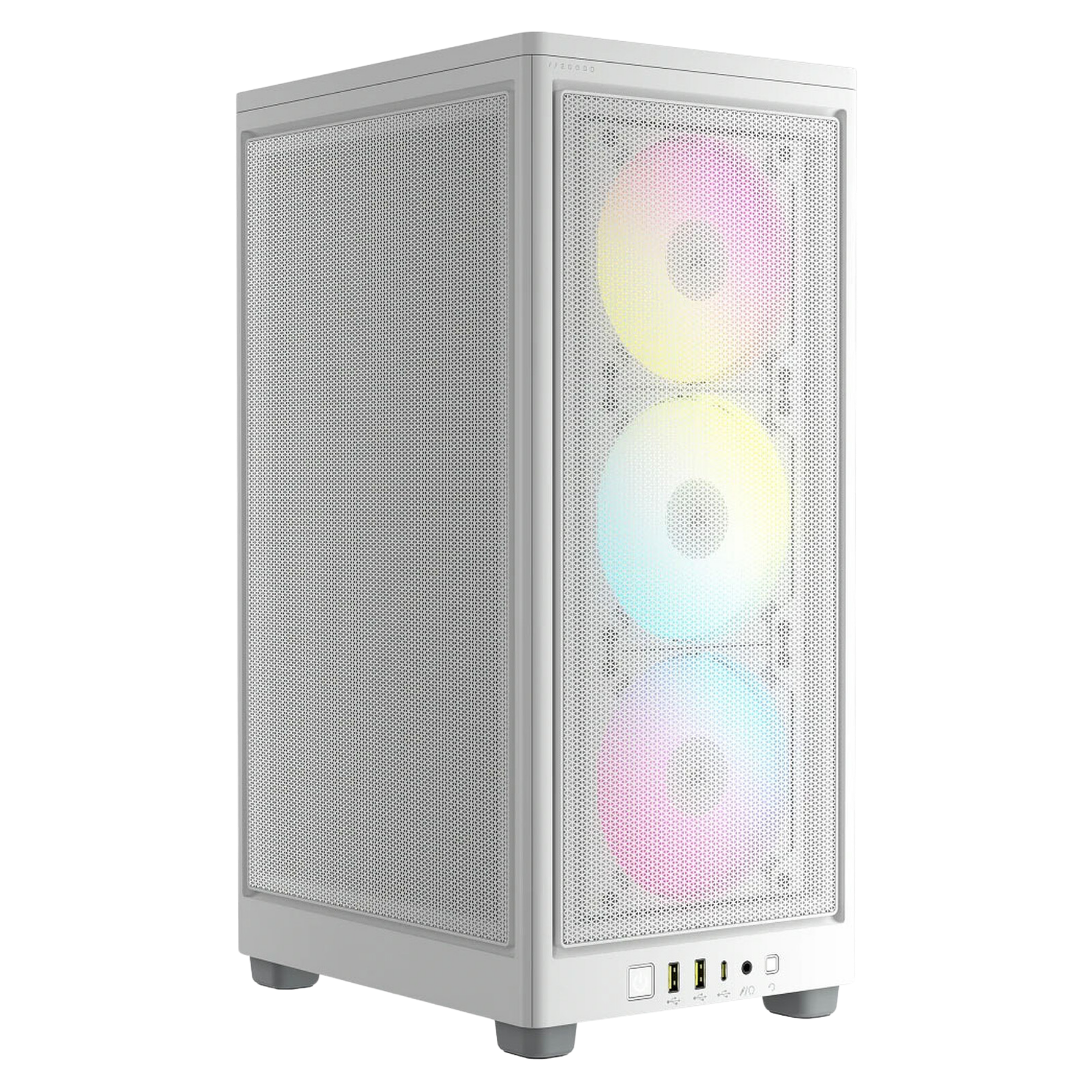 PC Gamer CORSAIR 2000D Blanc × Petit Budget | Ryzen 5 4500 × RTX 3050 6 Go Image