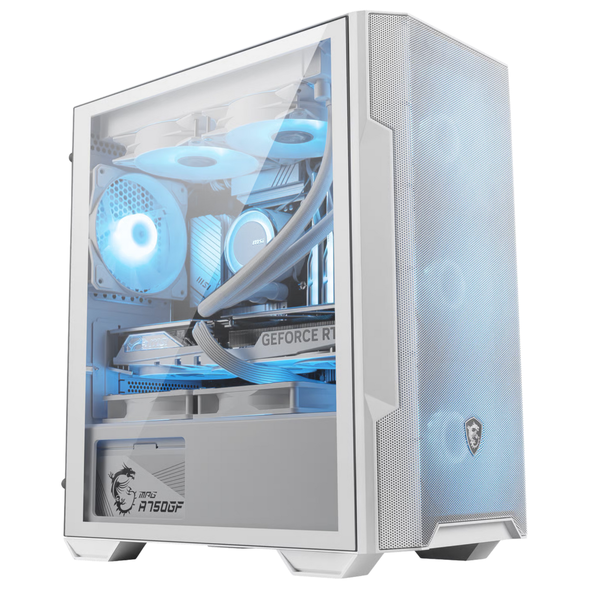 PC Gamer MSI MAG FORGE M100R Blanc x Petit Budget | Ryzen 5 8400F × RTX 5060 8 Go