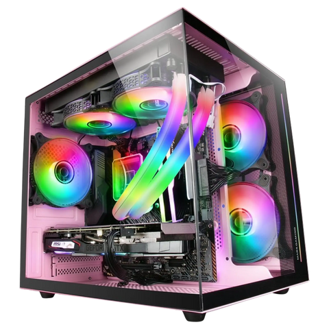PC Gamer Mars Gaming MC‑View ROSE × PETIT BUDGET | Ryzen 5 5500 × RTX 5050 8 Go — dans le même univers que Fauteuil Mars Gaming MGC Ultra Gris