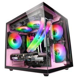 PC Gamer Mars Gaming MC-View ROSE × PETIT BUDGET | Ryzen 5 5500 × RTX 3050 6 Go