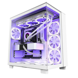 PC Gamer NZXT H9 FLOW Blanc × Starter | Ryzen 7 9700X × RTX 5060 Ti 16 Go