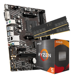 Pack Carte Mere A520 + Ryzen 5 5500 + 16Go DDR4 3200 Mhz