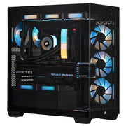 PC Gamer Corsair 3500X Noir avec panneau transparent, LED bleues et RTX 5070 TI