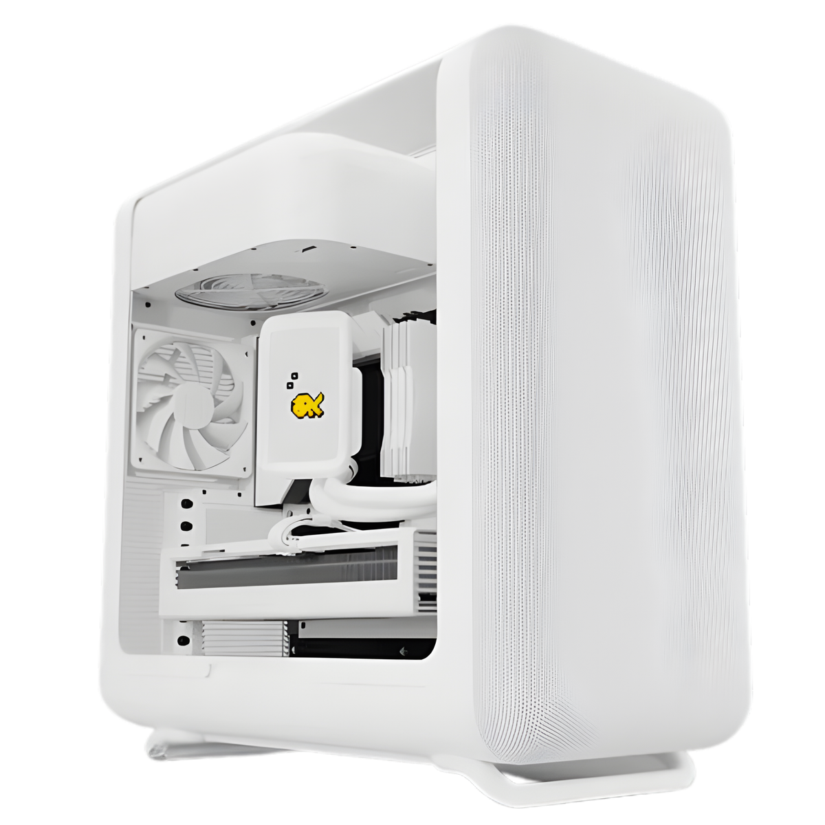 PC Gamer HYTE X50 Blanc – Perf Max x Ryzen 7 7800X3D × RTX 5070 TI