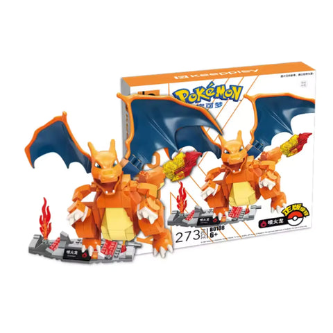 Bricks de constructions Pokemon  - Dracaufeu — dans le même univers que Pokéball Dracaufeu