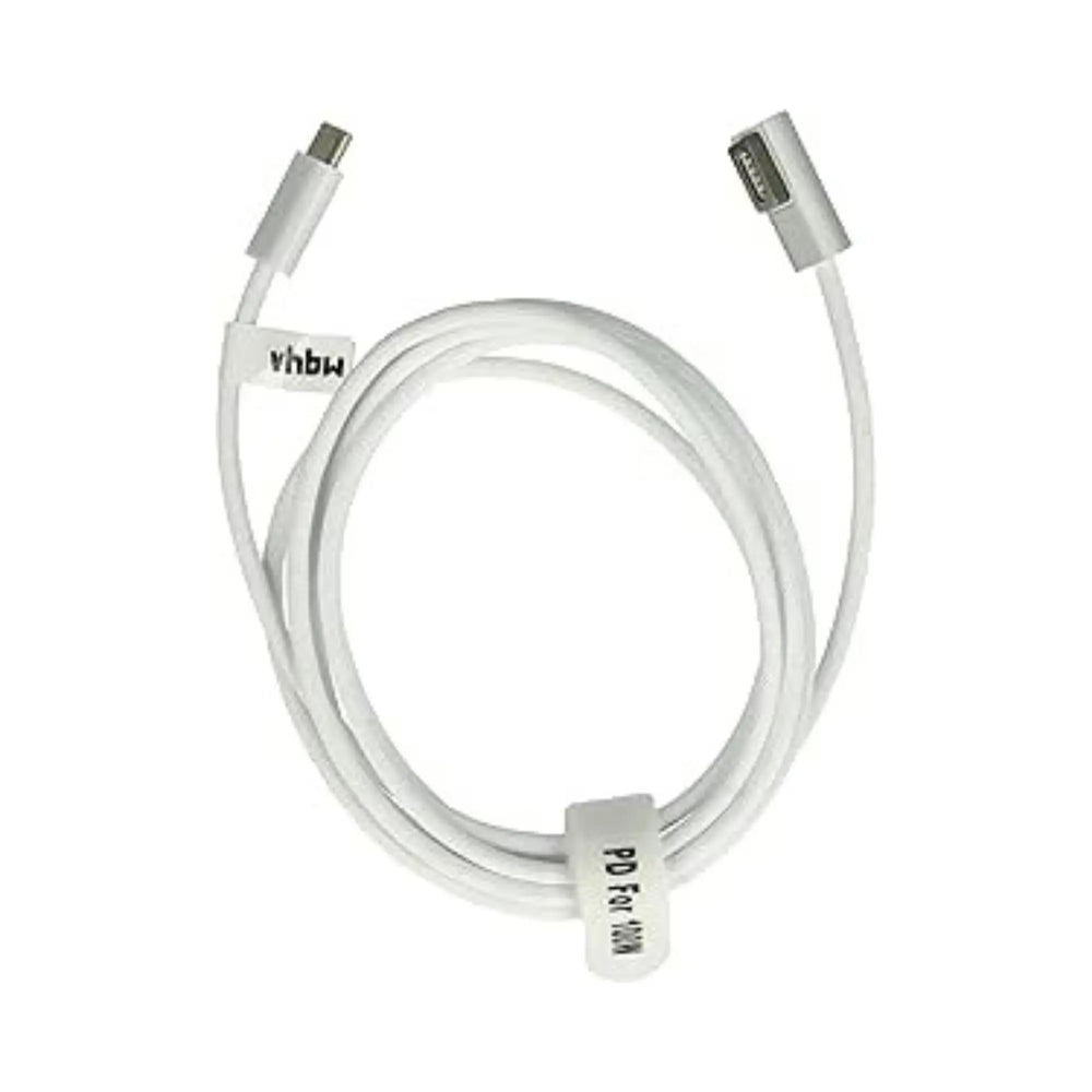 Adaptateur MagSafe 1 vers USB-C blanc à design tressé élégant