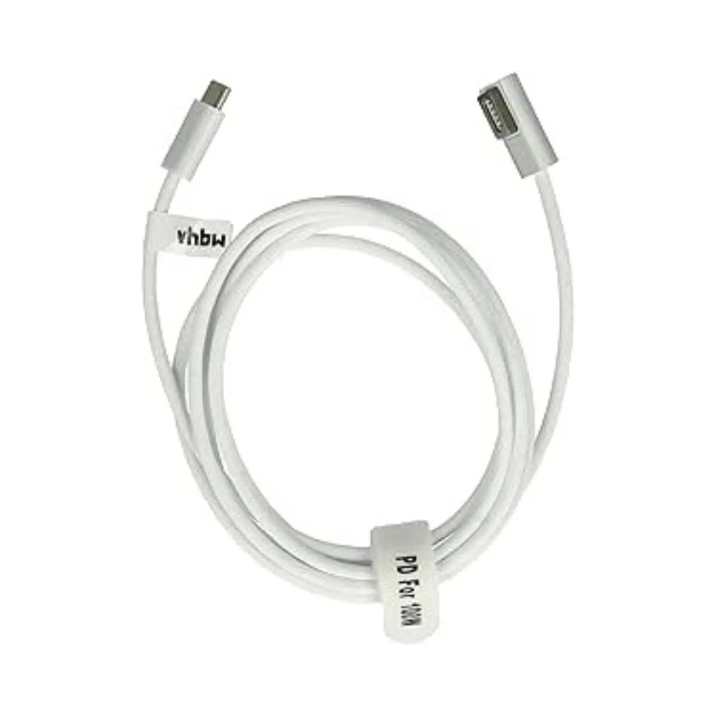 Adaptateur MagSafe 1 vers USB-C blanc à design tressé élégant