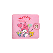 Portefeuille Hello Kitty My Melody rose avec design mignon ballons amis