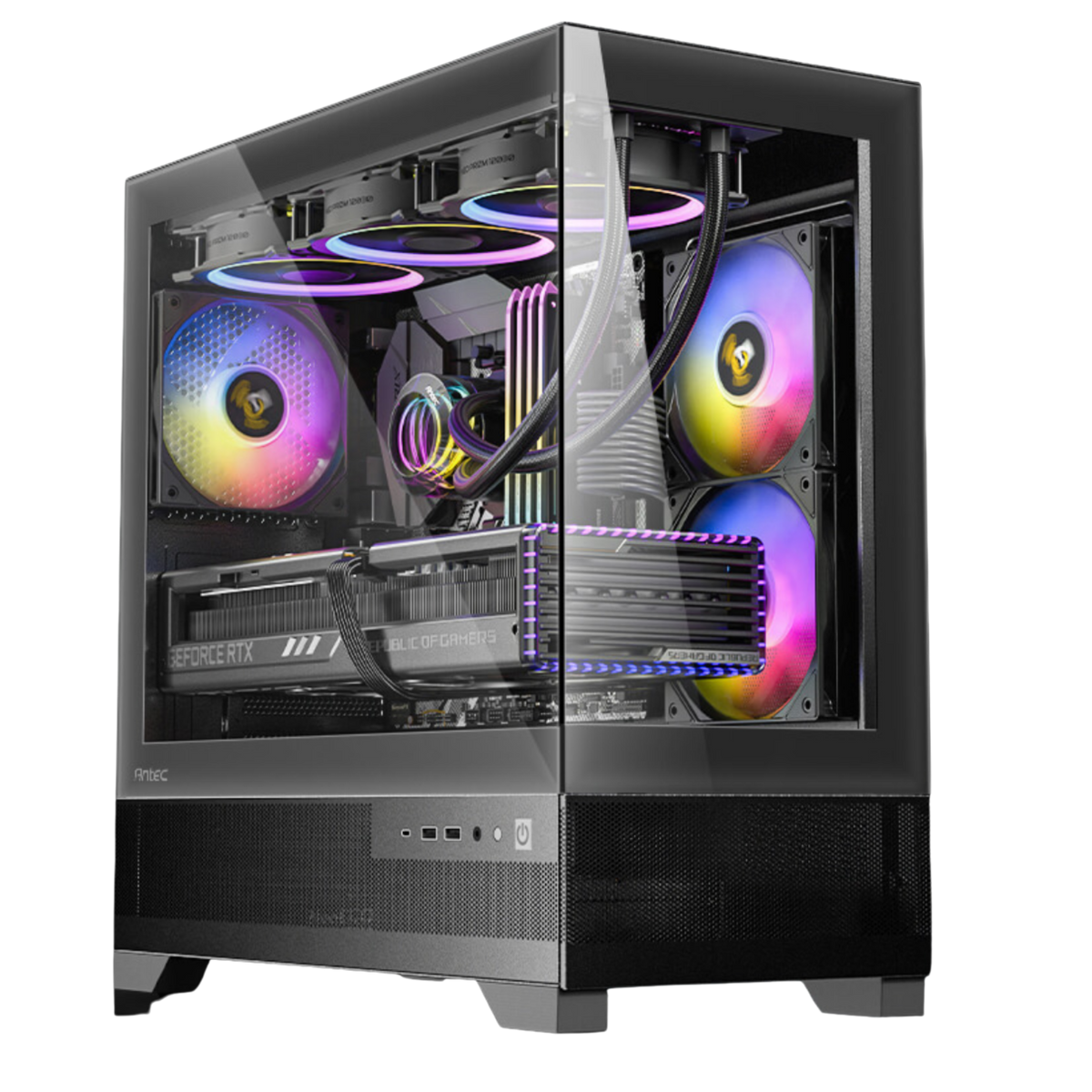 PC Gamer Antec CX500M Noir x Petit Budget | Ryzen 5 5500 x RTX 5050