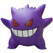 Figurine Pokémon Ectoplasma souriant violet aux yeux rouges 20-25 cm