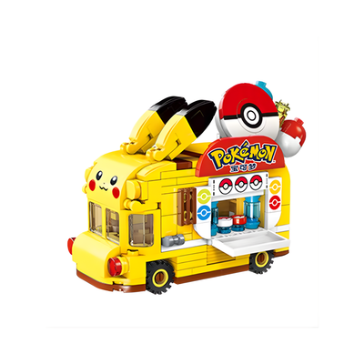 Bricks de Construction Pikachu – Édition Véhicule Food Truck