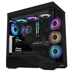 PC Gamer Lian Li Vector V100 Noir × Starter | Ryzen 7 9700X × RTX 5060 Ti 16 Go