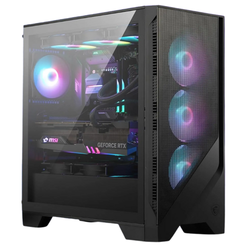 PC Gamer MSI MAG Forge 320R — RTX 5080 · Ryzen 7 9800X3D · Noir