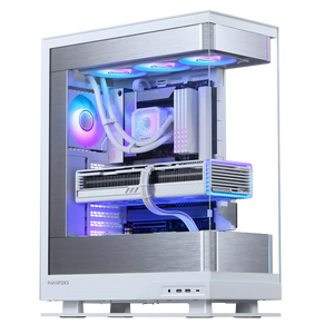 PC Gamer Phanteks Evolv X2 Blanc x Petit Budget | Ryzen 7 5700X x RTX 5050