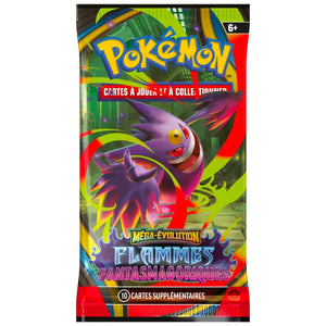 Booster Pokémon ME02 Méga-Évolution – Flammes Fantasmagoriques