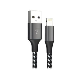 Cable USB Lightning 1,5m Noir