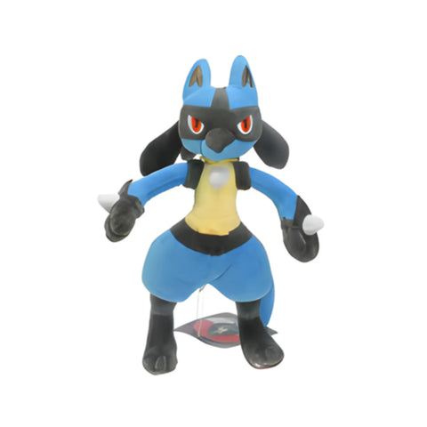 Peluche Pokemon Lucario - 30cm — dans le même univers que Peluche Hello Kitty – Salopette Rose & Nœud Rose – Coton Doux – 20 cm