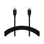 Câble USB-C vers USB-C noir 20 cm aux connecteurs mats élégants